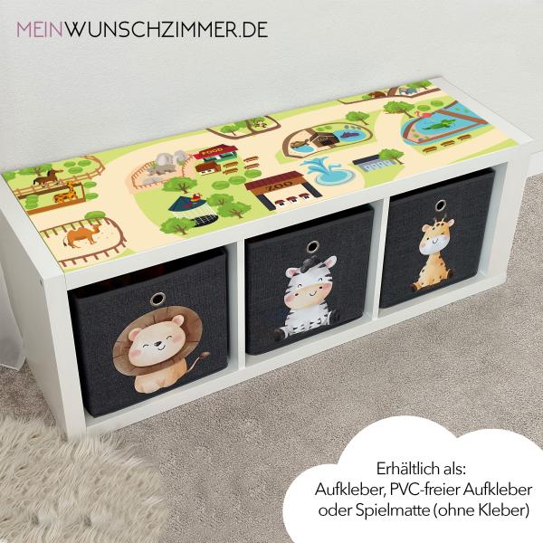 Spielstraße Ikea Kallax 3er - Zoo